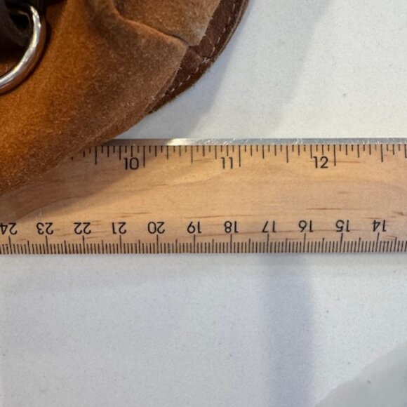 Prune Suede Crossbody Bag - Picture 2 of 7